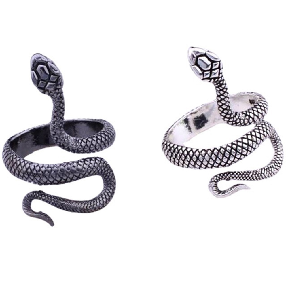 Nhẫn Hở Hình Rắn Độc Đáo Cổ Điển Thời Trang Cho Nam Và Nữ