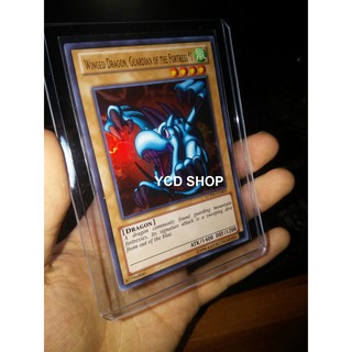 Thẻ bài Yugioh chính hãng  Rồng bay Winged Dragon, Guardian of the Fortress #1– Ultra Rare Tem bạc