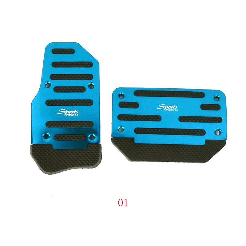 Sẻ 2 vỏ gắn bàn đạp phanh bằng hợp kim nhôm chống trượt cho xe hơi