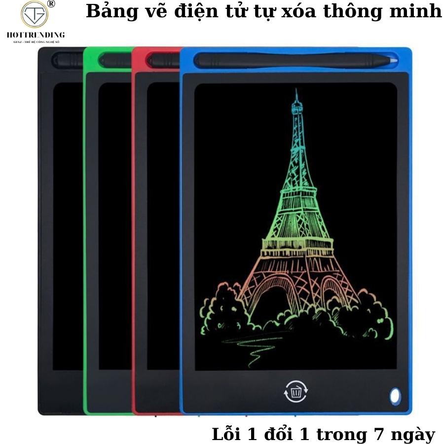 Bảng Viết Tự Xoá- Vẽ LCD-Điện Tử Thông Minh Đơn Sắc Cho Bé 8.5 inch phát triển trí tuệ, sáng tạo tư duy cho bé
