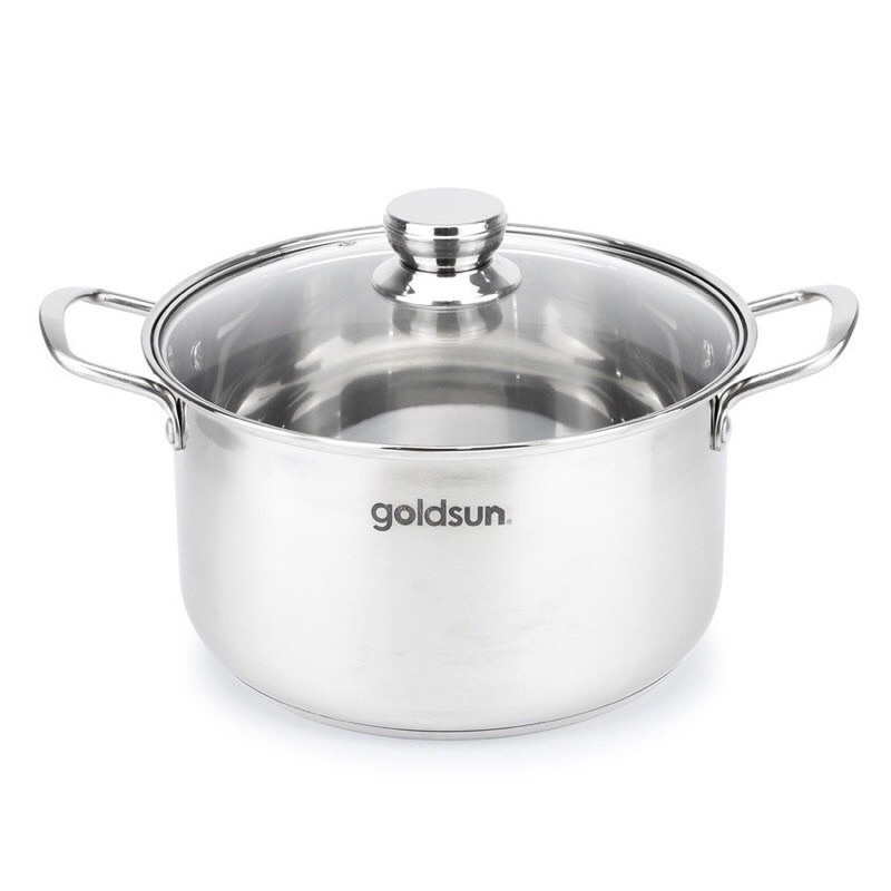 [Xả Kho] Nồi luộc gà inox,Đáy Từ, Nồi luộc gà Goldsun GE43-1302SG size 26Cm- [Hàng chính hãng]