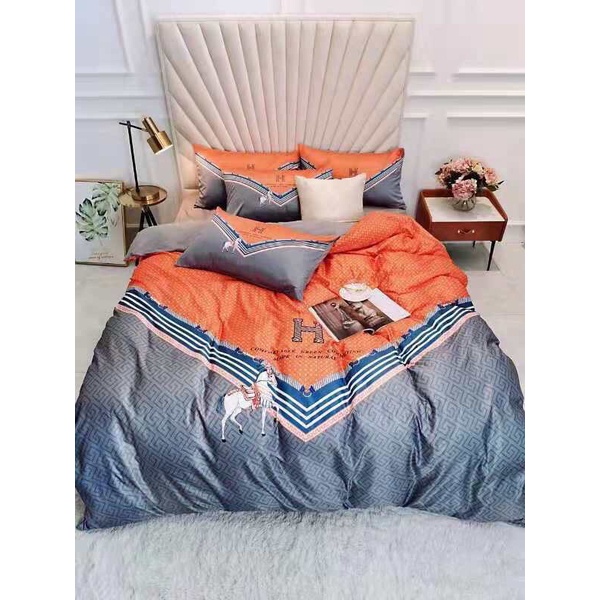 Set Chăn Ga Gối Cotton Hoạt Tính (set 4 món)