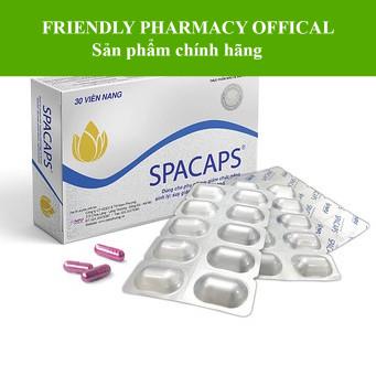 Spacaps – Hỗ trợ giảm khô âm đạo, tăng tiết dịch nhờn khi yêu (Hộp 30 viên)