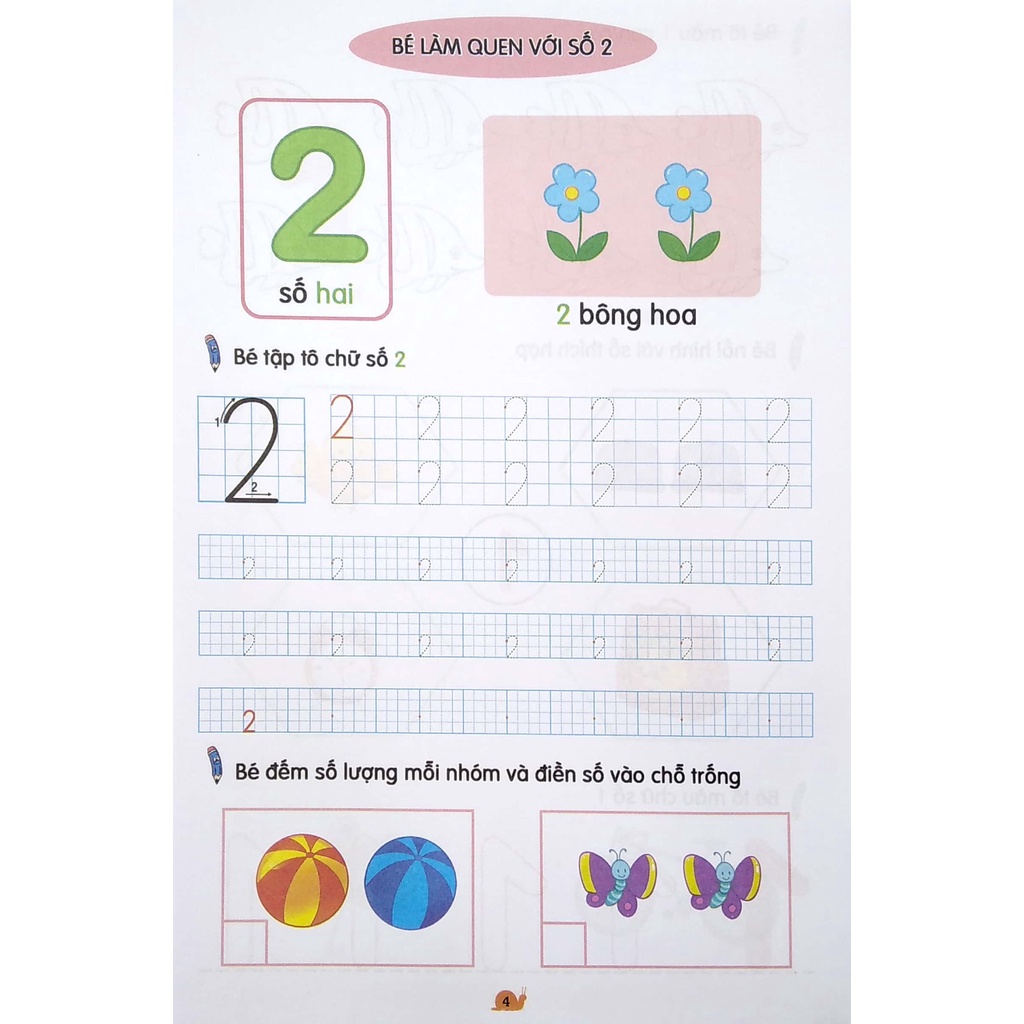 Sách Bé Chuẩn Bị Vào Lớp 1 - Giúp Bé Làm Quen Với Toán (Dành Cho Trẻ 4-5 Tuổi)