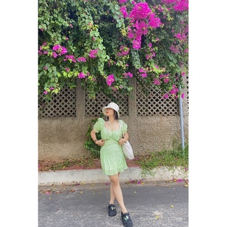 (BIGSIZE) ĐẦM MAXI CUTOUT LƯNG VIỀN BÈO