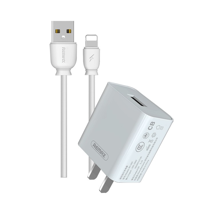 BỘ SẠC ĐIỆN THOẠI REMAX 2.1A CHÍNH HÃNG (IP HOẶC ANDOIRD )