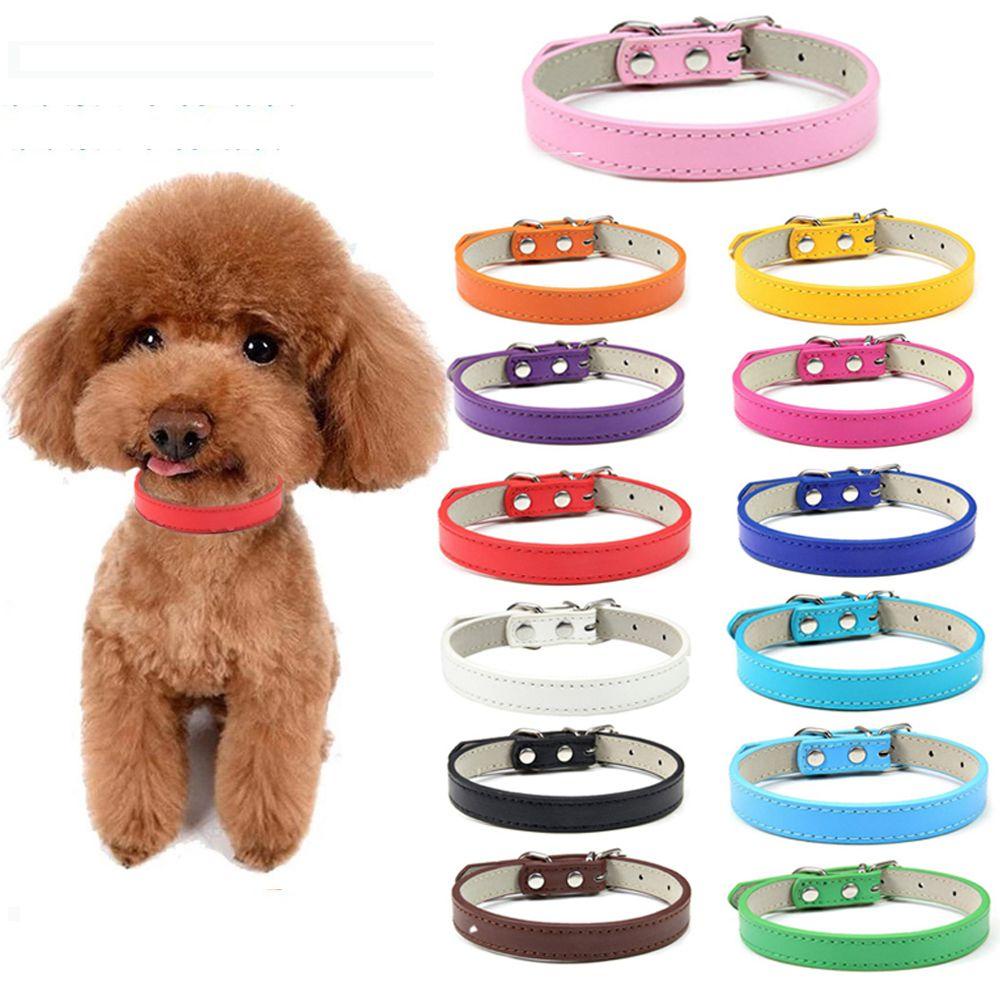 Vòng Cổ Da Linh Hoạt Có Thể Điều Chỉnh Phù Hợp Cho Thú Cưng