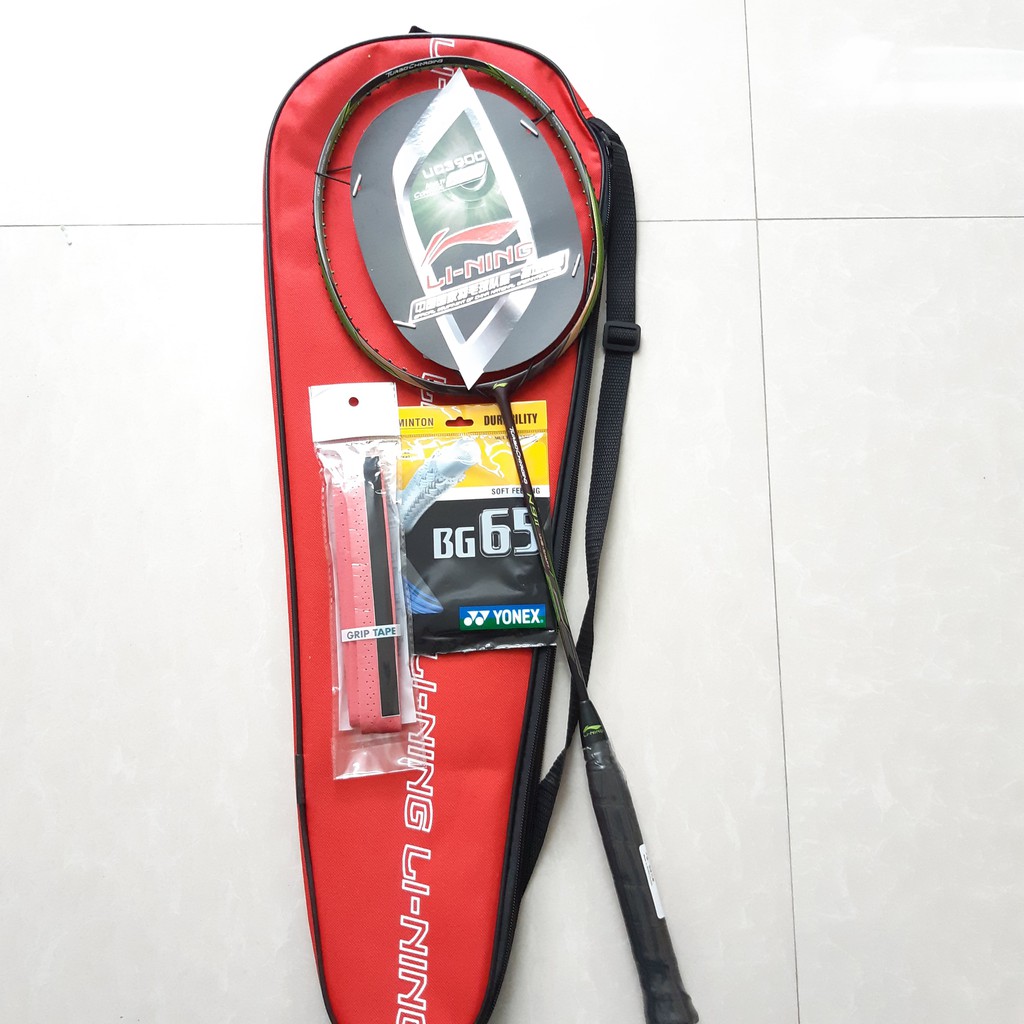 Vợt cầu lông Lining N9 Màu Xanh Đen khung carbon (Tặng 1 lần căng dây và quấn cán)