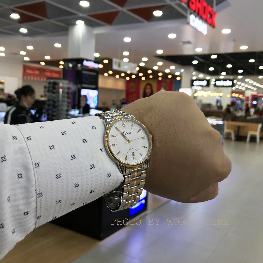 Đồng hồ nam Pafolina 5028M full box, kính sapphire chống xước, chống nước, thẻ bảo hành 3 năm toàn quốc