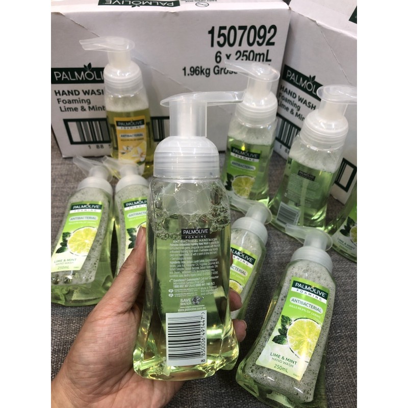Bọt rửa tay diệt khuẩn Palmolive 250ml - Hàng Úc chính hãng