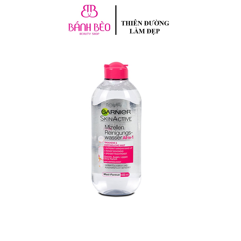 Nước Tẩy Trang Garnier Skin Naturals Micellar Cleansing Water 400ml