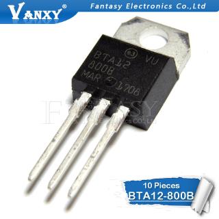Bộ 10 Linh Kiện Điện Tử Bta12-800B To-220 Bta12-800 To220 Bta12 12-800b