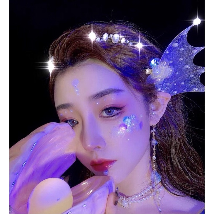 Vảy cá hologram dùng cho makeup cổ trang cosplay(5gr 1 Set) làm concept chụp ảnh phong cách