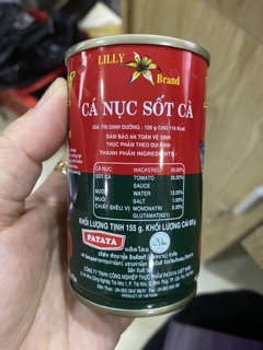 Lốc 10 Hộp Cá Nục Sốt Cà Lilly 155g (10hộp x 155g)