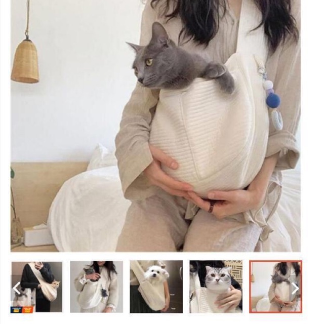 [Mẫu mới] Túi vận chuyển cho chó mèo Ulzzang phong cách Hàn Quốc  siêu to cực xinh