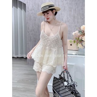 Sét bộ ren hai dây hàng cao cấp quảng châu loại 1 chuẩn ảnh