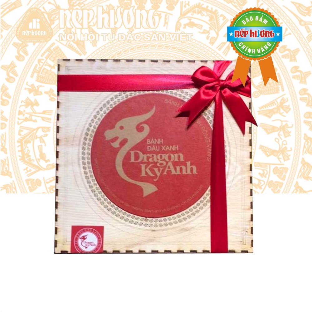 Bánh đậu xanh Kỳ Anh ( hộp gỗ ) - 480g – Đặc sản Hải Dương
