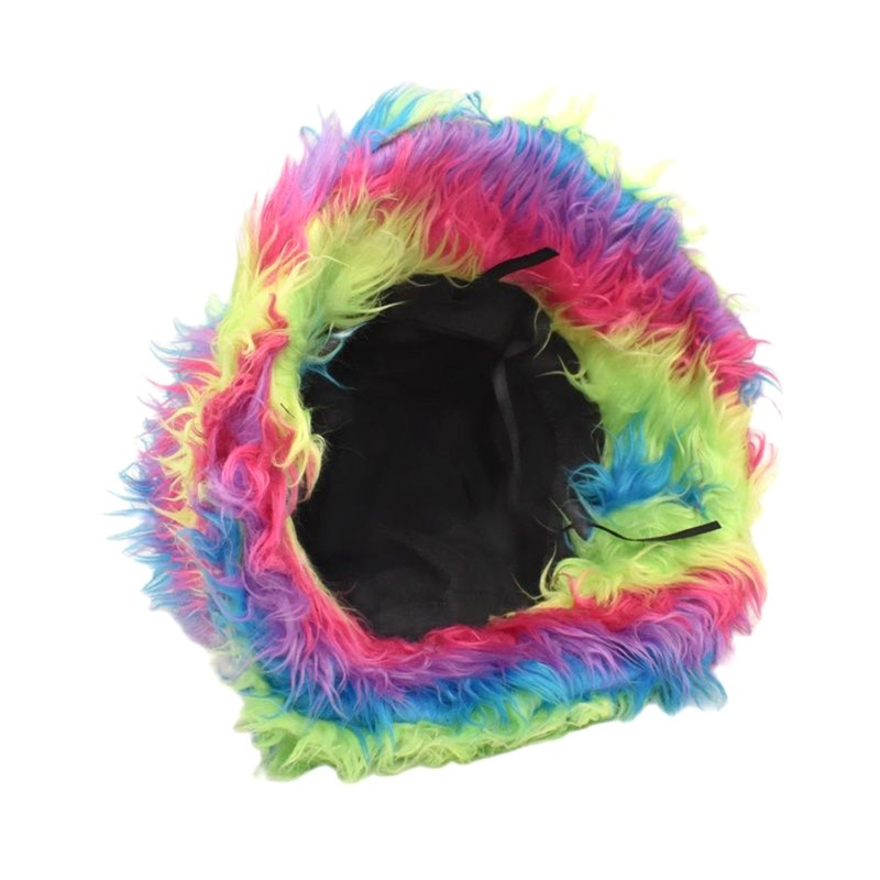 Nón Tai Bèo Giữ Ấm Chống Gió Màu Sắc Cầu Vồng Thời Trang Cho Người Lớn
