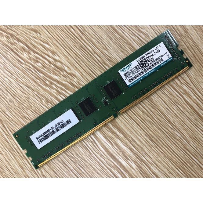 Ram PC Kingmax 4GB DDR4 Bus 2133Mhz hàng hãng tháo máy
