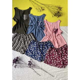 Đồ bộ lụa visco 2 màu InFashion