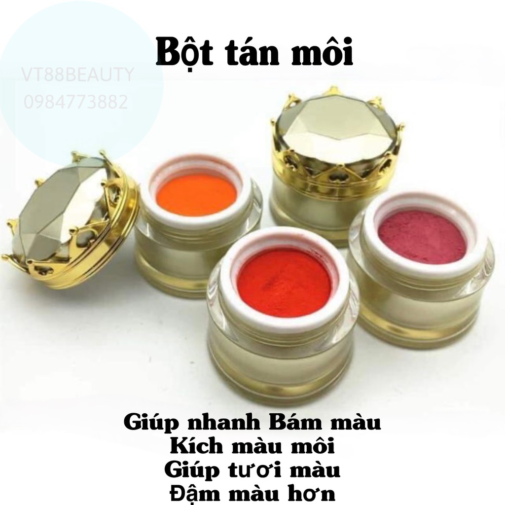 Bột Tán Môi Hoàng Cung Giúp Nhanh Bám Màu Kích Màu Môi Lên Tươi Màu Đậm Màu Hơn