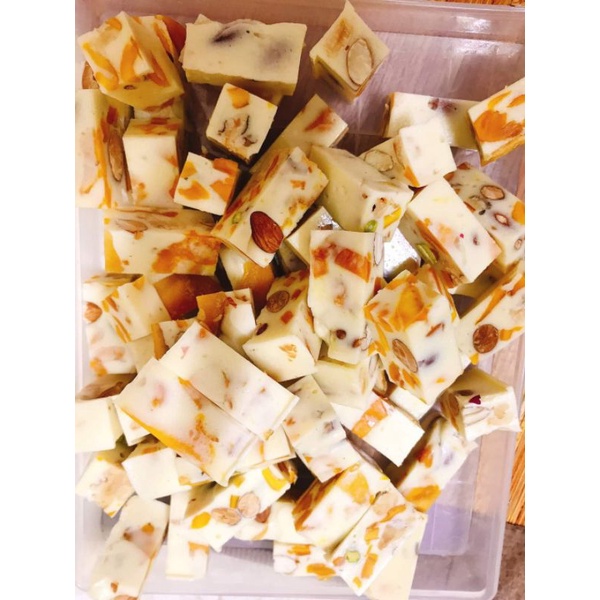 [Kẹo handmade] Kẹo nougat ngon nhà làm, kẹo hạt dinh dưỡng cho sức khỏe, kẹo hạnh phúc