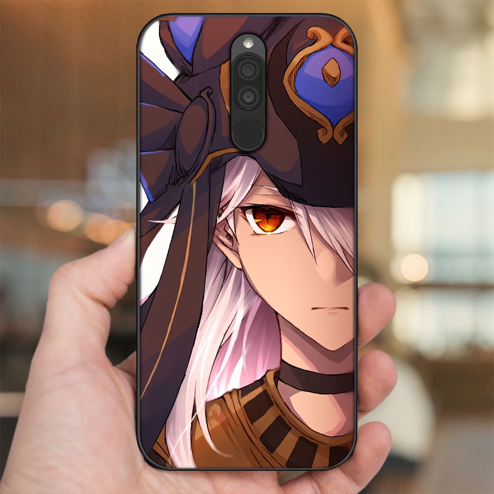 Ốp lưng Xiaomi Redmi 8 viền đen in hình Cyno Genshin Impact