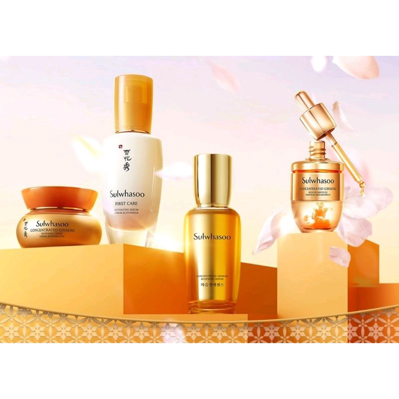 [ Vỉ 3.5g ] Tinh chất nhân sâm sulwhasoo phục hồi giải cứu làn da tức thì Concentrated Ginseng Rescue Ampoule