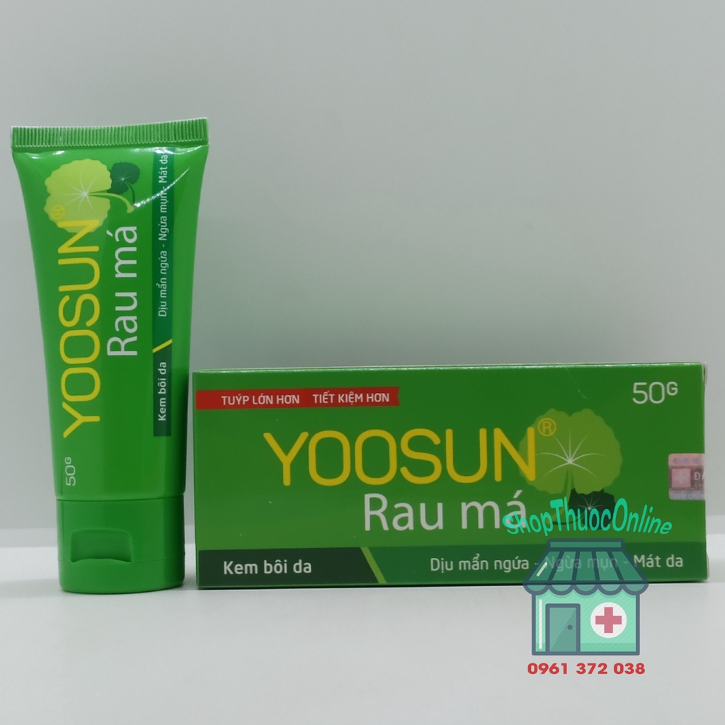 Kem bôi da Yoosun Rau Má - Lành tính, Không corticoid tuýp lớn 50g