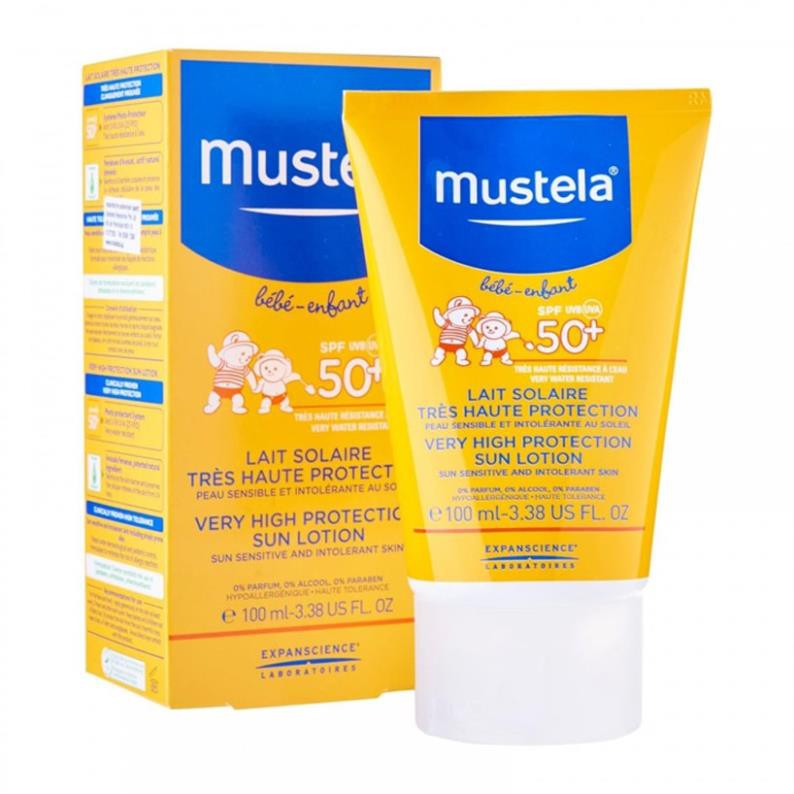 Kem Chống Nắng Cho Mặt Mustela Very High Protection Sun Lotion