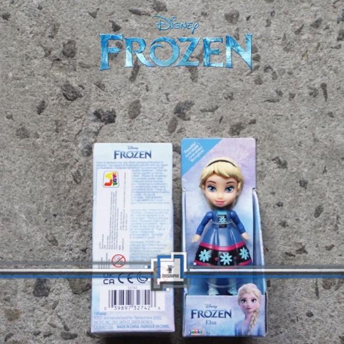 DISNEY Jakks Mô Hình Nhân Vật ELSA mini Trong Phim Frozen Cao Cấp G66