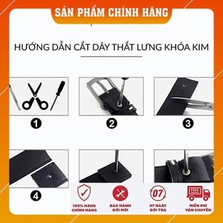 [ DA THẬT- BÁN CHẠY NHẤT ] Thắt lưng nam/Thắt lưng da thật Rainbow 001