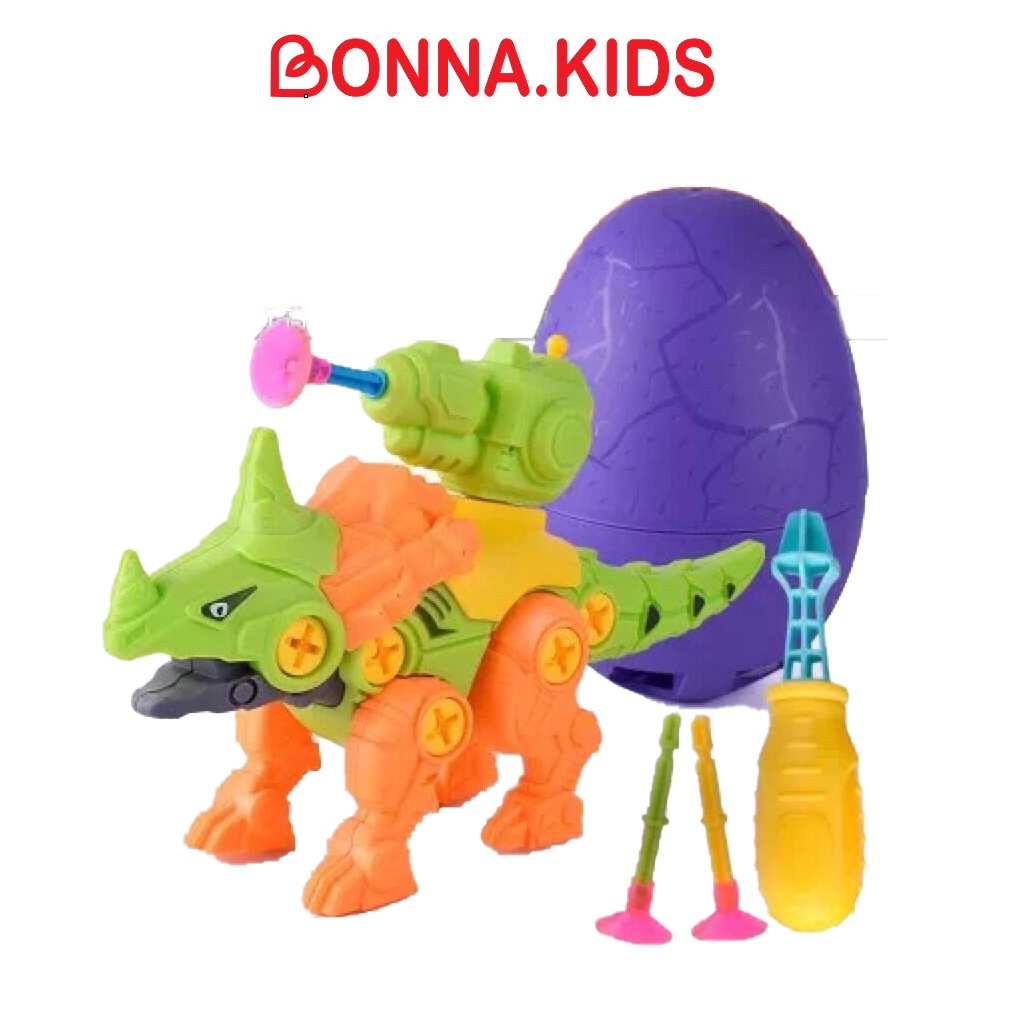 Trứng khủng long lắp ráp cho bé size to, đồ chơi phát triển trí não cho bé- Shop Bonna.kids
