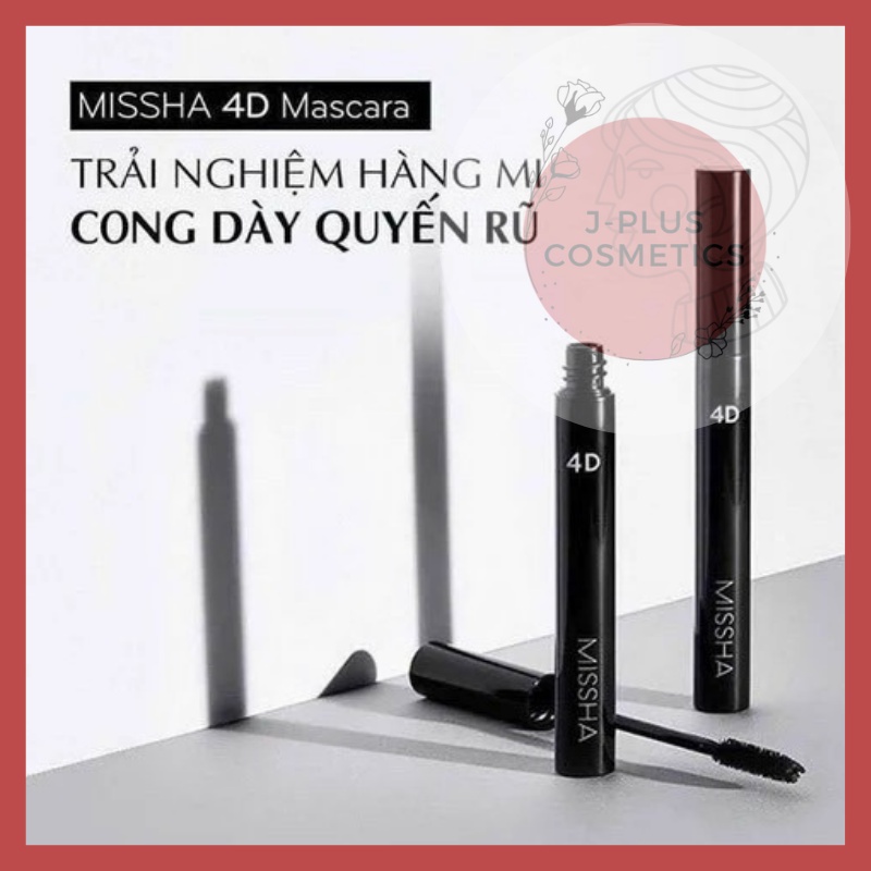 Mascara Làm Dày Mi Không Lem Missha 4D Mascara 7g