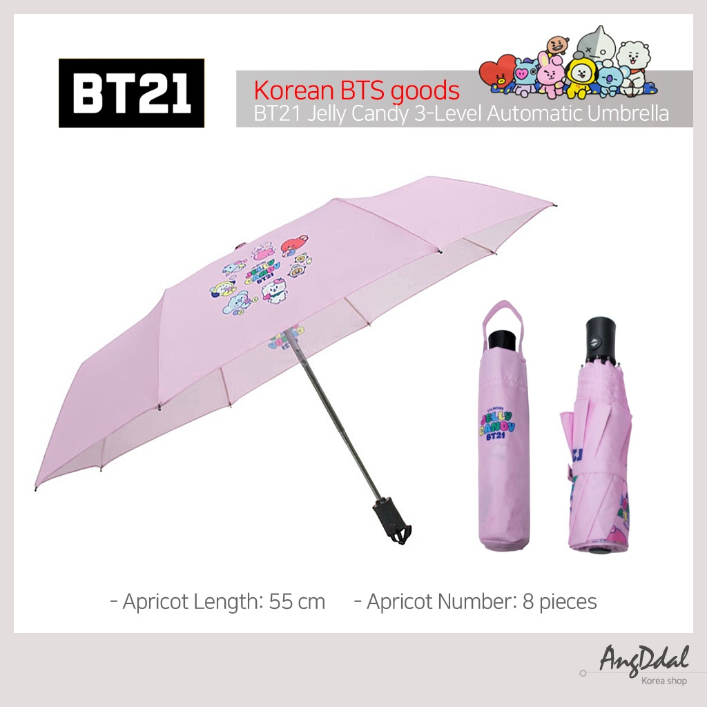 Dù Hàn Quốc BTS BT21 3 Cấp Độ Tự Động