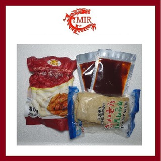 [COMBO-3] Tobokki Bánh gạo cay Hàn Quốc( 500g tok nhân phomai + 200g sốt + 450g Chả cá Bussan)