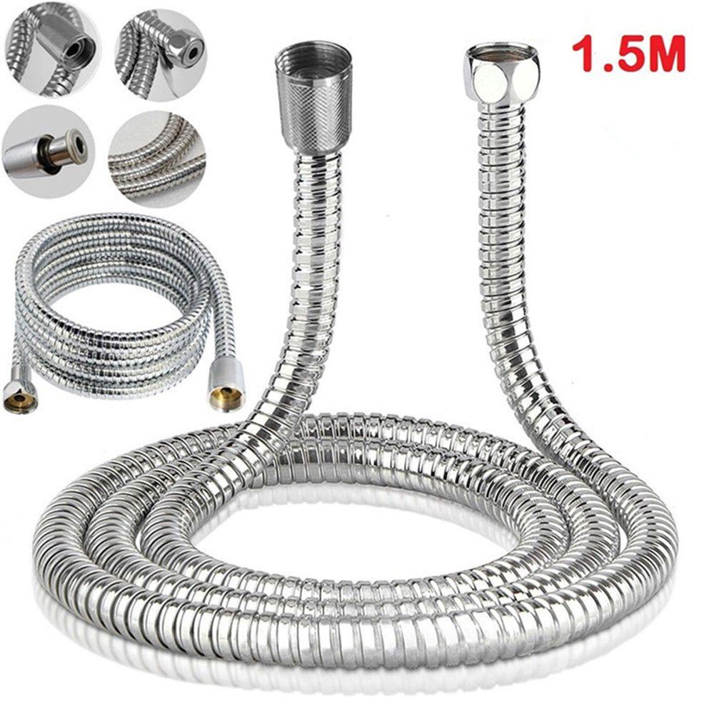 MUVAKO Dây Vòi Hoa Sen 1.5m Linh Hoạt Bằng Inox Chuyên Dùng Cho Nhà Tắm