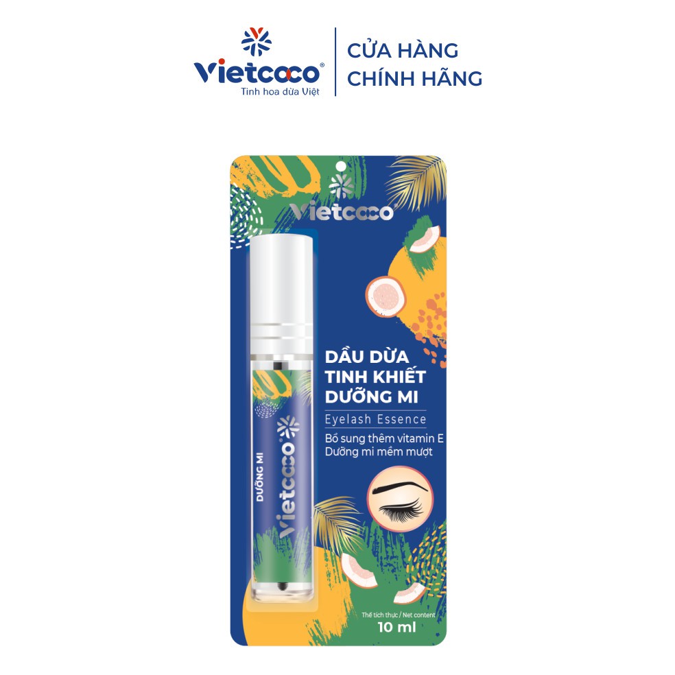 Dầu dừa Tinh Khiết Vietcoco dưỡng mi 10ml