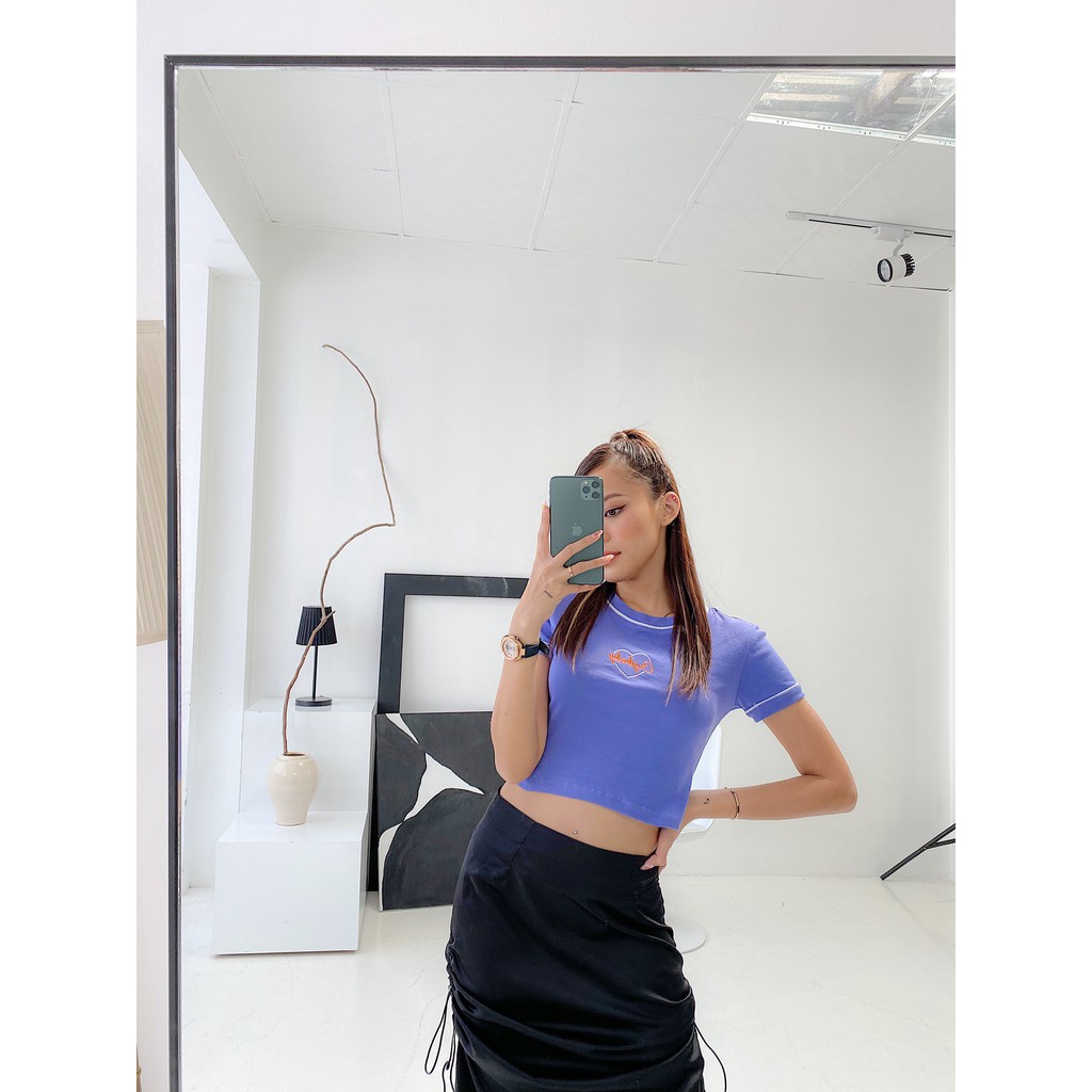 SALE MẠNH LẤY TƯƠNG TÁC - ÁO CROPTOP THUN THÁI ĐỦ MÀU - HÌNH THẬT