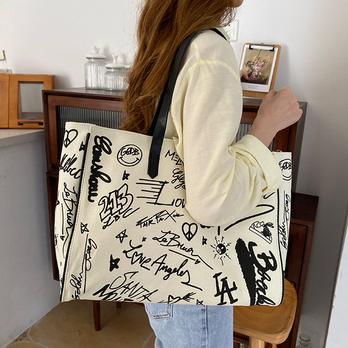 Túi Xách Canvas Thời Trang Phong Cách Hàn Quốc Cho Nữ IELGY