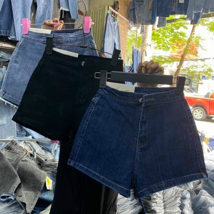 Quần short jean thời trang nữ King168 , quần sọt jeans thời trang cao cấp nữ W61