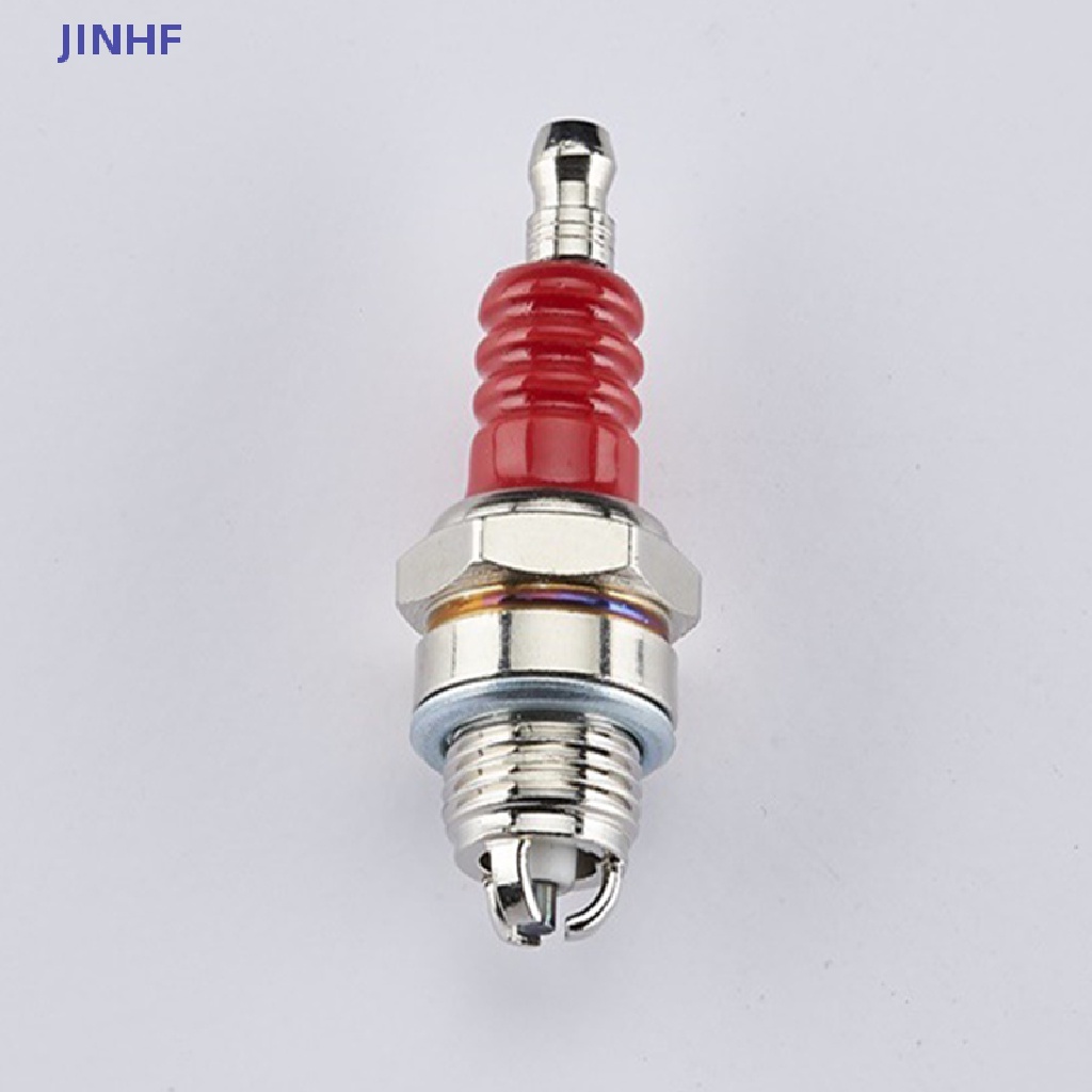Bugi đánh lửa JINHF L7T 2 điện cực 3 mặt dành cho máy cắt xích