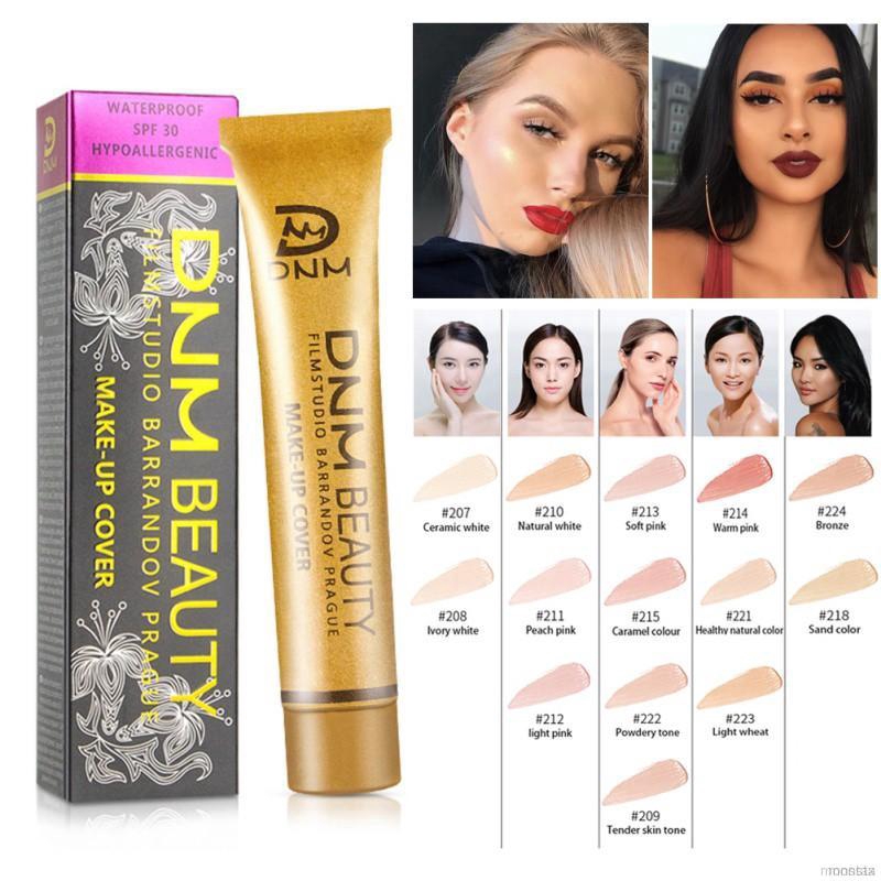 Kem che khuyết điểm dạng lỏng dưỡng ẩm chống thấm nước hiệu DNM | BigBuy360 - bigbuy360.vn
