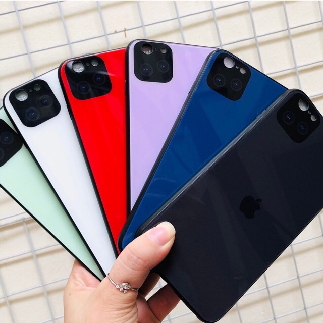 Ốp lưng kính giả ip 11 pro max cho ip 6,6s,7,8,X,Xs,Xs max,XR,11,11 Pro,11 Pro max