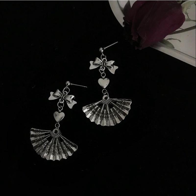 Khuyên Tai Dạng Xỏ Hình Nơ Nhỏ Xinh Xắn Phong Cách Đường Phố Cá Tính