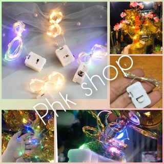 Dây led kèm pin trang trí
