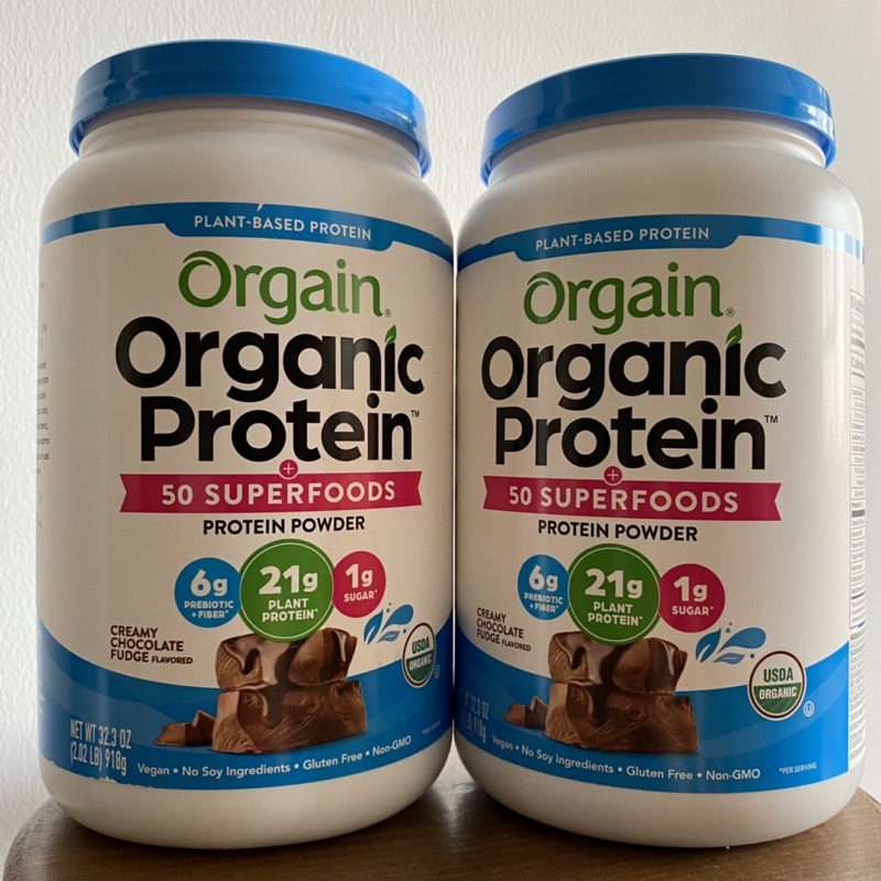 BỘT ĐẠM THỰC VẬT HỮU CƠ Orgain Organic Protein 50 Superfoods protein powder vị socola 918g US
