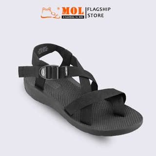 Giày Sandal Vento Nam Nữ VNXK Kiểu Cổ Điển Quai Dù Đế Cao Su Đi Học Màu Đen Mã NV117