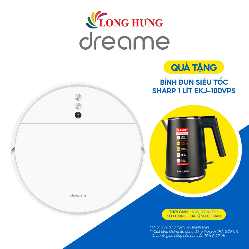 Robot hút bụi Dreame Robotic Vacuum Mop F9 RVS5-WH0 - Hàng chính hãng