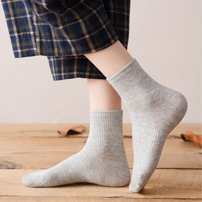 Vớ FHYL mềm mại chống mùi phong cách thể thao thường ngày dành cho nữ